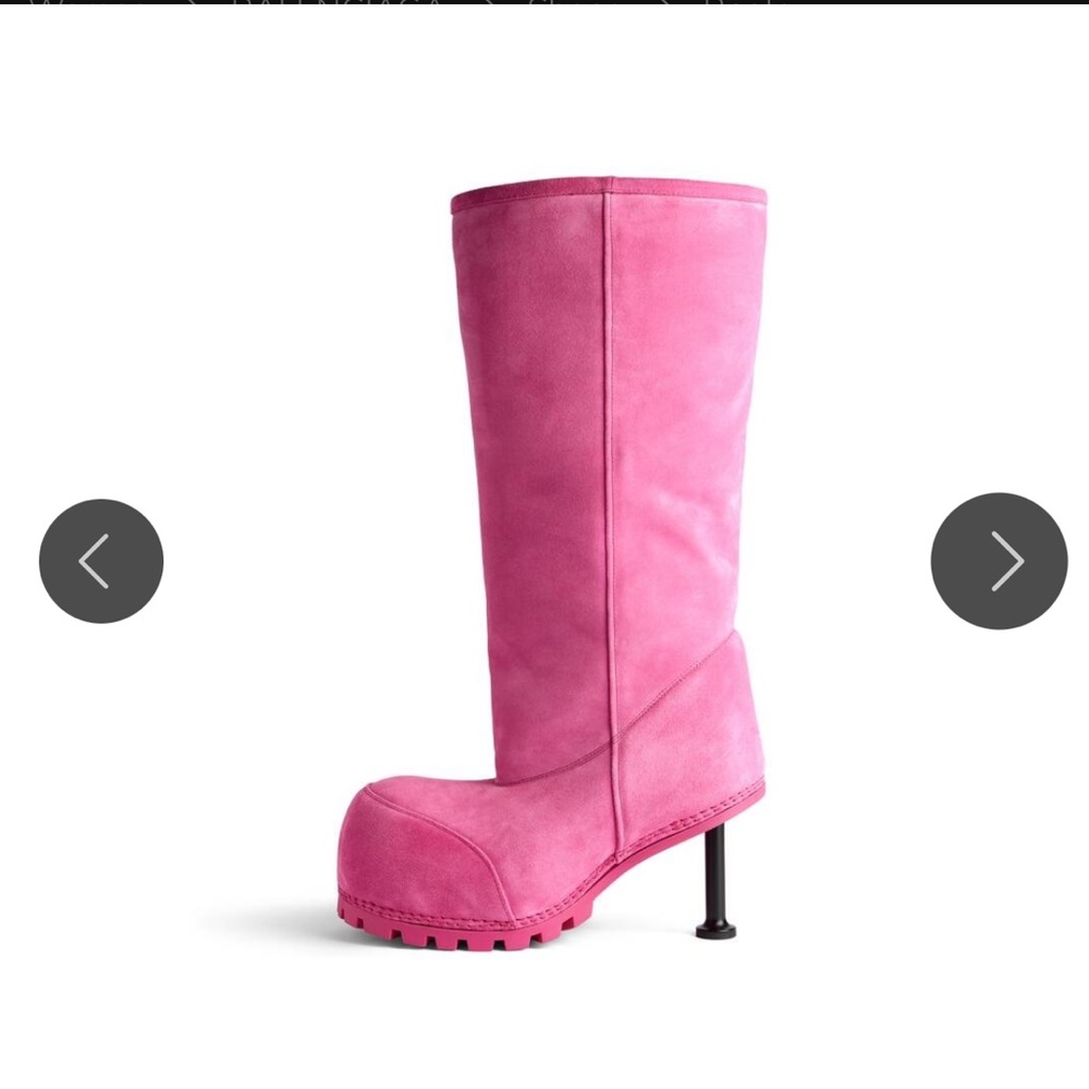 Balenciaga Pink Alaska Fur Boots (LOOKING FOR)